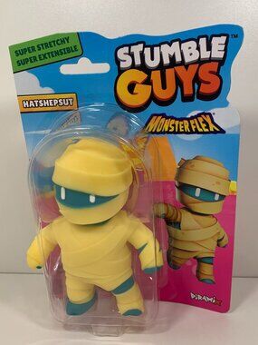 Stumble Guys Monster Flex Hatshepsut Super Stretchy Figure Toy 5” New